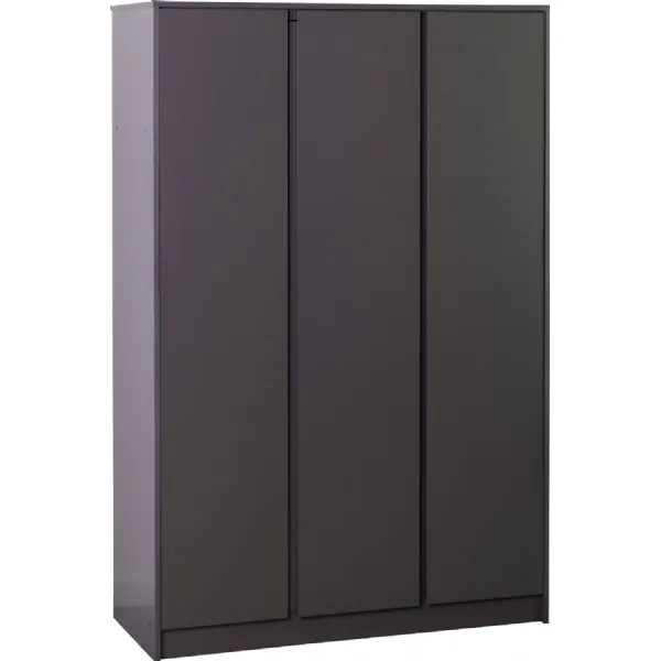 Malvern 3 Door Wardrobe Grey