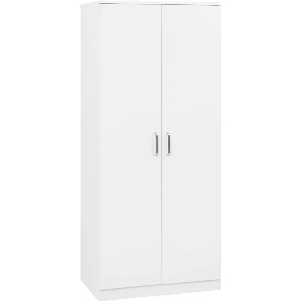 Dakota 2 Door Wardrobe White
