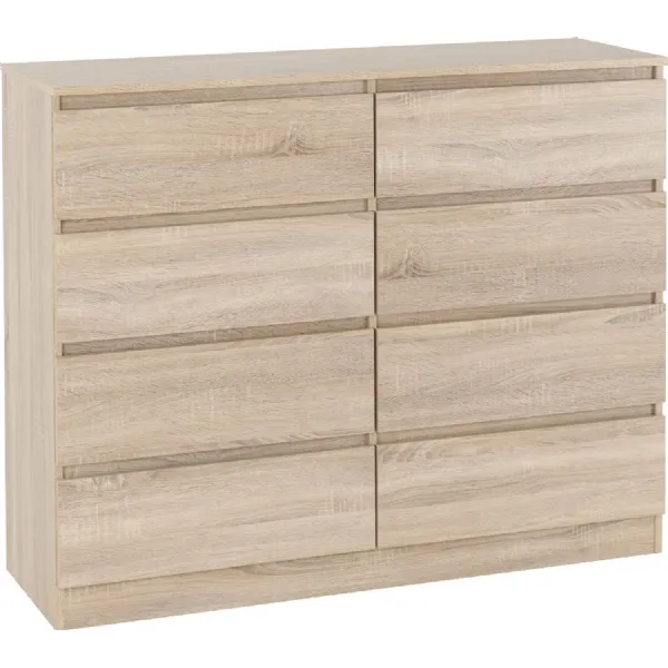 Malvern 8 Drawer Chest Sonoma Oak Effect