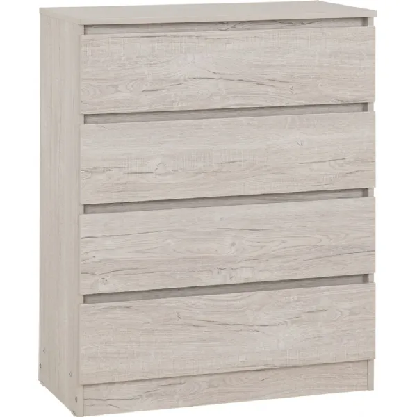 Malvern 4 Drawer Chest Urban Snow
