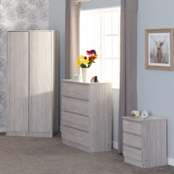 Urban Snow Effect Triple Bedroom Set