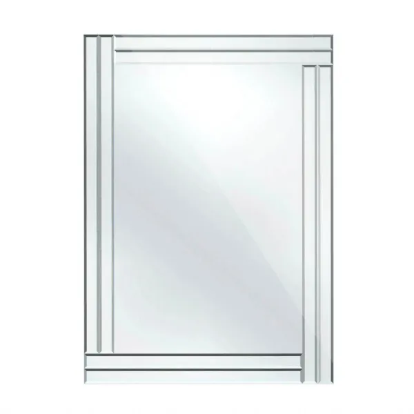 Bevelled Deco Rectangular Mirror