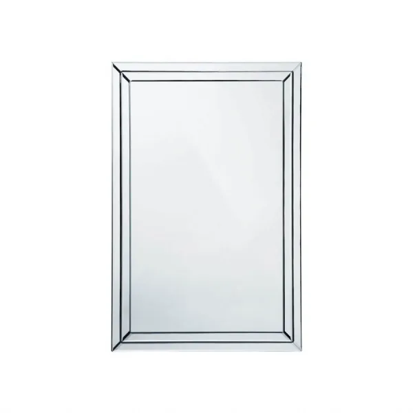 Bevelled Clear Edge Deco Style Mirror