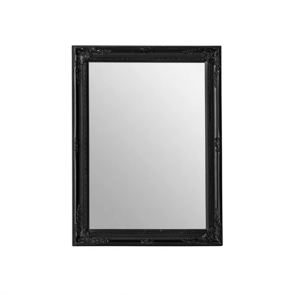 Black French Style Feature Mirror