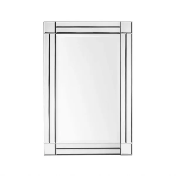 Block Corner Venetian Deco Mirror