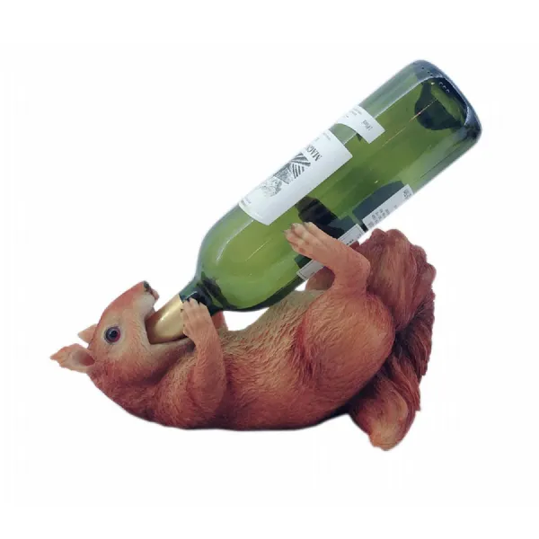 Squirrel Wine Holder 22cm
