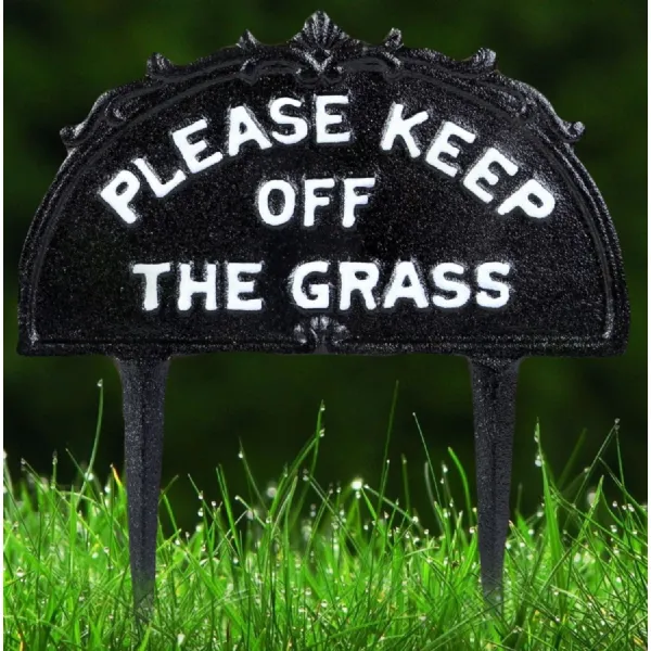Garden Stick Please Keep Off The Grass 26cm