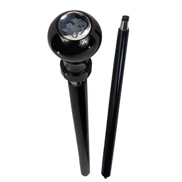 Heraldic Royal Coat of Arm Logo Swagger Cane Walking Stick 95cm