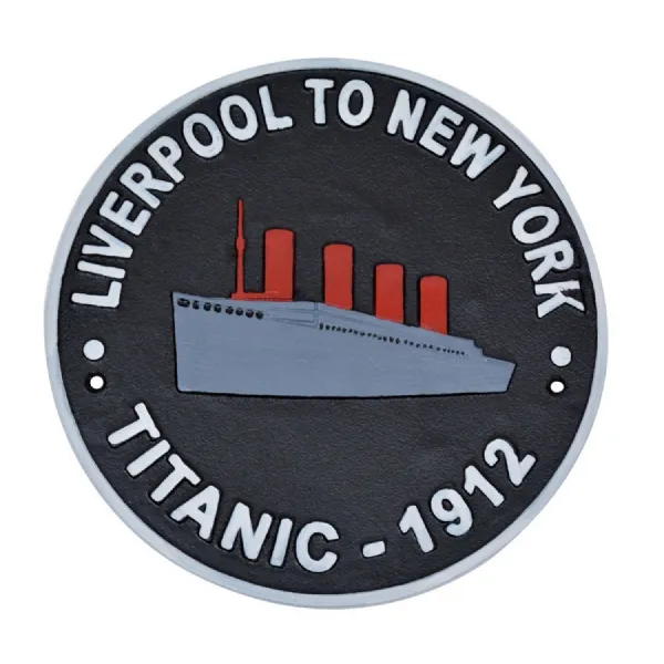 Titanic Wall Cast Iron Sign Plaque 25.4cm