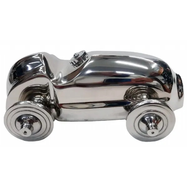 Vintage Racing Car Cast Aluminium 24cm