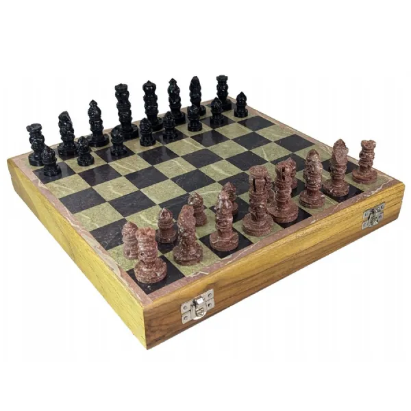 Soap Stone Chess Box 30cm