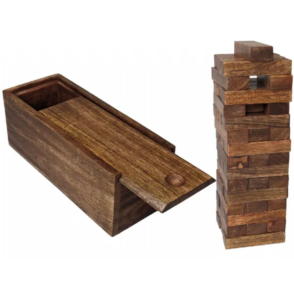 Jenga Wooden Puzzle Sheesham Wood 21cm