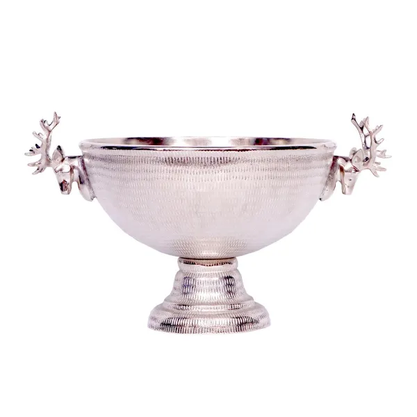 Bowl Centrepiece with Deer Handles 54cm
