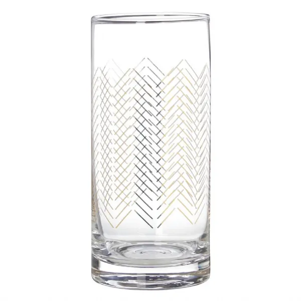 Set of 4 Jazz Era Highball Glasses