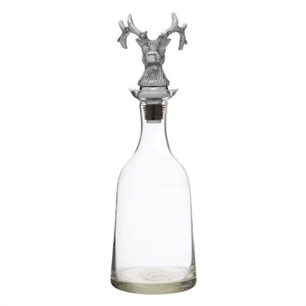 Stag Bottle Stop Decanter