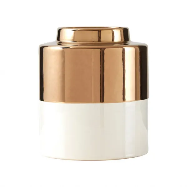 Small Gold Metallic Vase