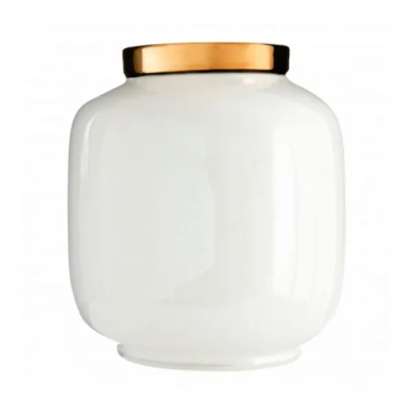 White Porcelain Oriental Vase