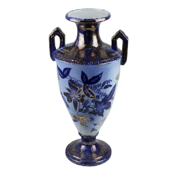 Blue 2 Handled Vase 33.5cm