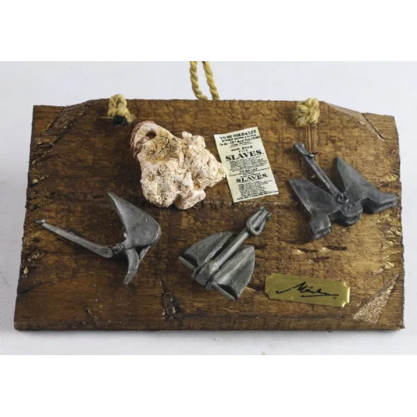 Antiqued Anchor Plaque