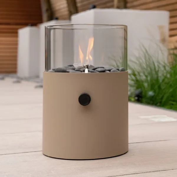 Beige Extra Large Outdoor Fire Lantern