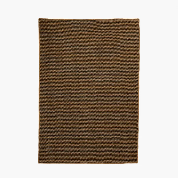 Indoor Outdoor Natural and Slate Grey Design Rug