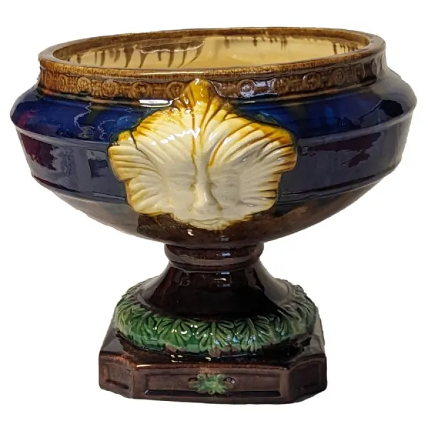 Majolica Mark Head Plant Pot 31cm