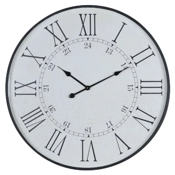 Large Embossed Station Clock
