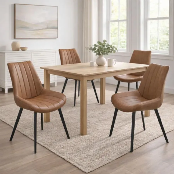Malmo Tan Dining Chair
