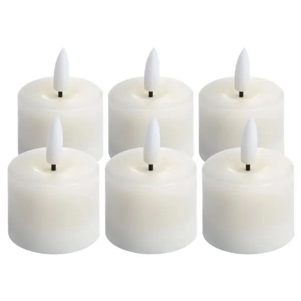Collection Set Of 6 Led Tealight Candles