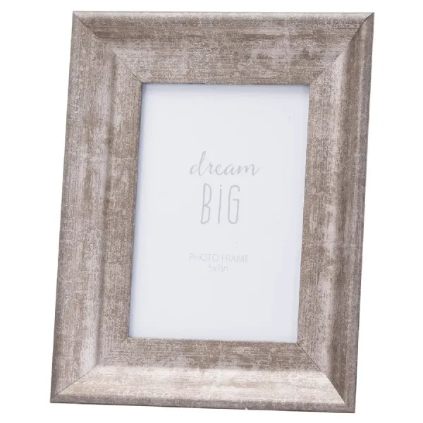 Convex Matt Silver 5X7 Frame