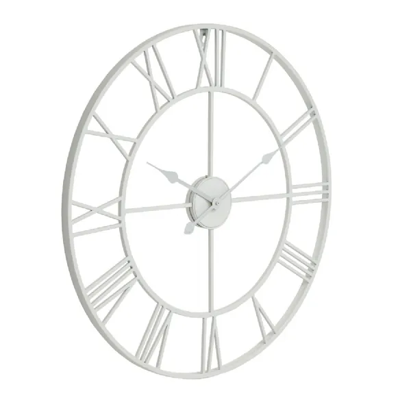 White Skeleton Outdoor Wall Clock