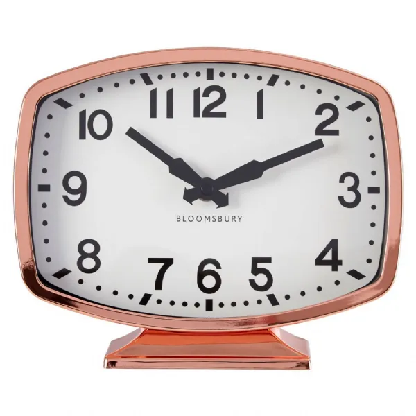 Retro Gold Table Clock