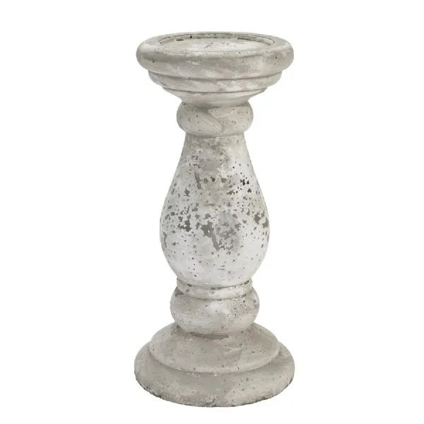 Large Stone Ceramic Candle Holder