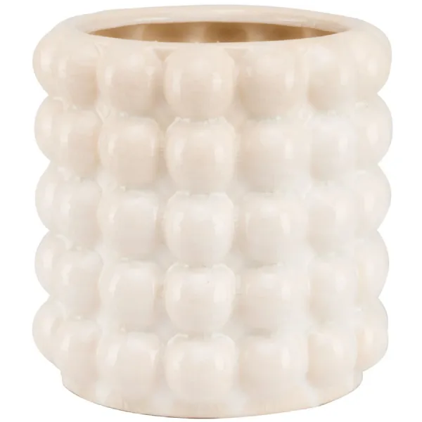 Seville Collection Large Cream Bubble Planter
