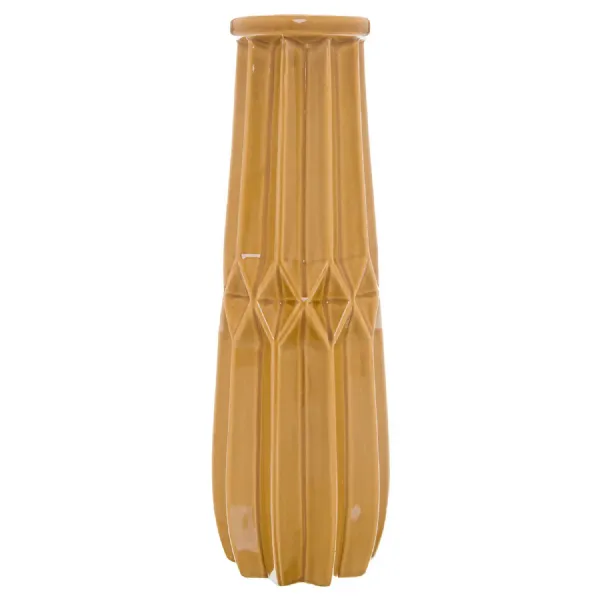 Seville Collection Tall Ochre Vase