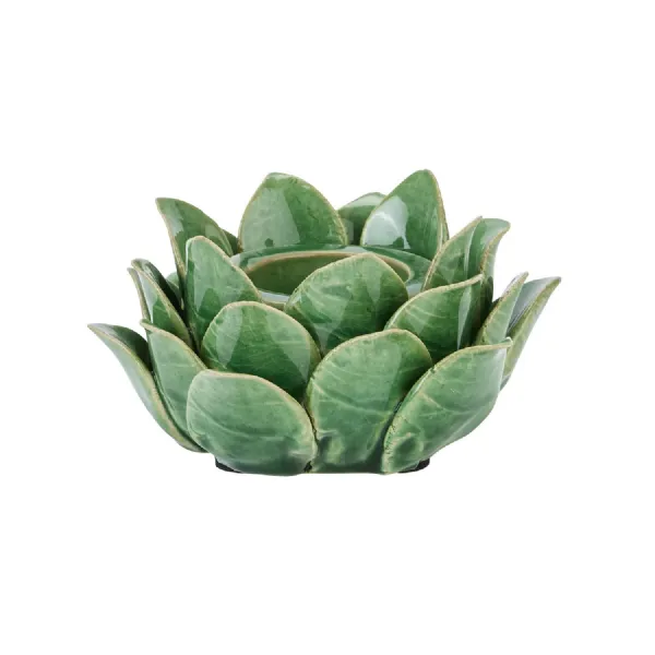 Globe Green Artichoke Tea Light Holder