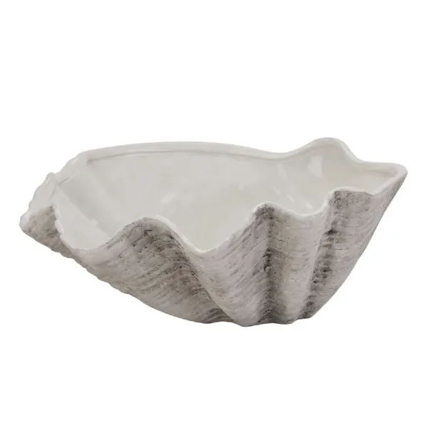 Large Ceramic Adele Shell Bowl