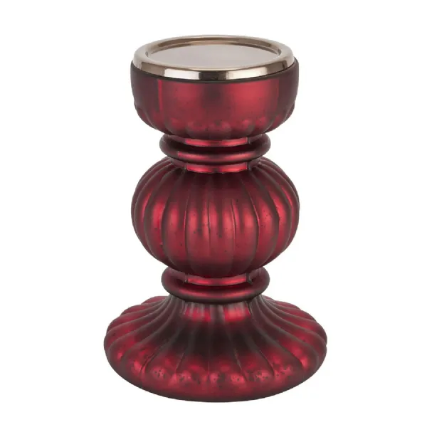 Ruby Red Bonbon Medium Candle Holder