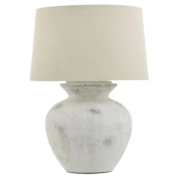 Downton Antique White Table Lamp
