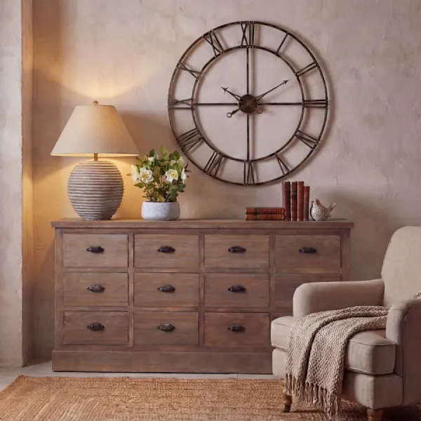 Saturn Table Lamp With Linen Shade