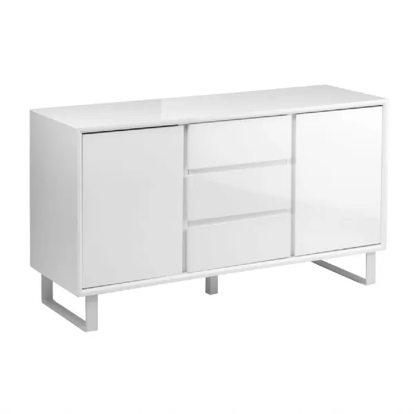 Gloss White Contemporary Sideboard
