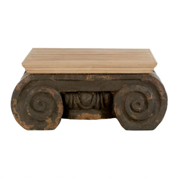 Corinthian Style Grey Eclectic Coffee Table