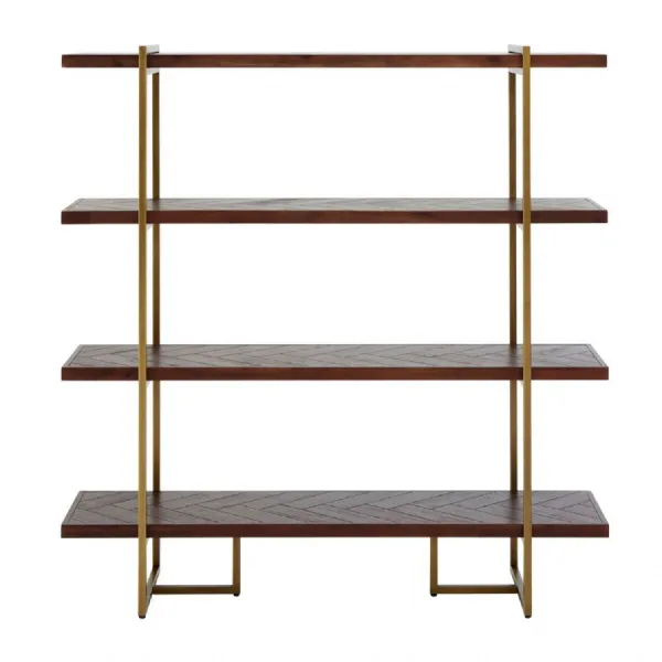 Brando Mid Century Herringbone Bookcase