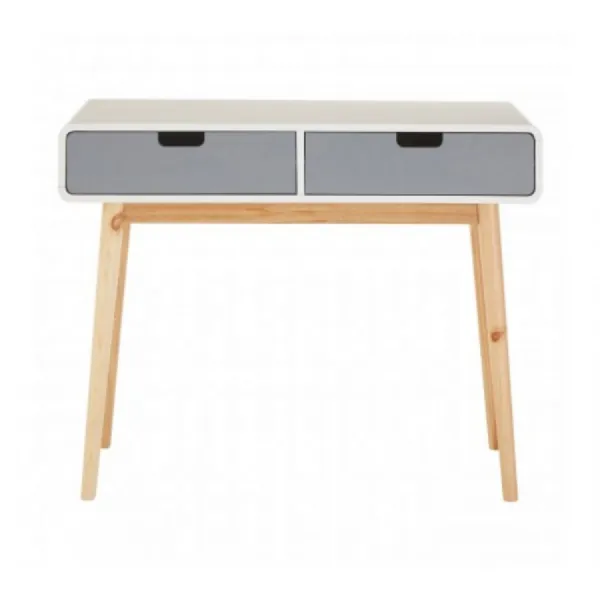 White and Grey Contemporary Console Table