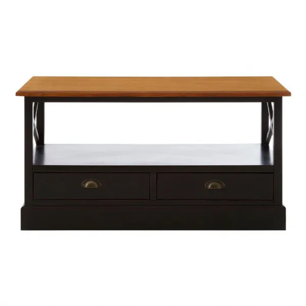 Colonial Black Finish Coffee Table