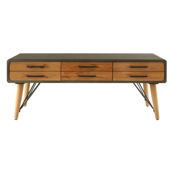 Soft Industrial Storage Coffee Table