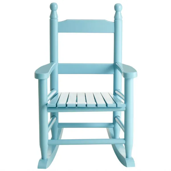 Vintage Style Kids Blue Rocking Chair