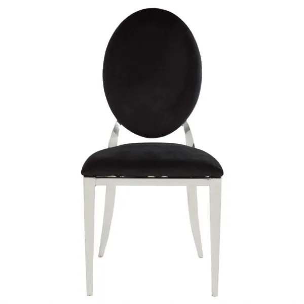 Steel Black Dining Chair