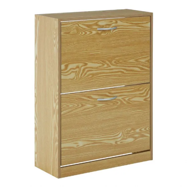 Medium Shoe Cabinet With Metallic Grips
