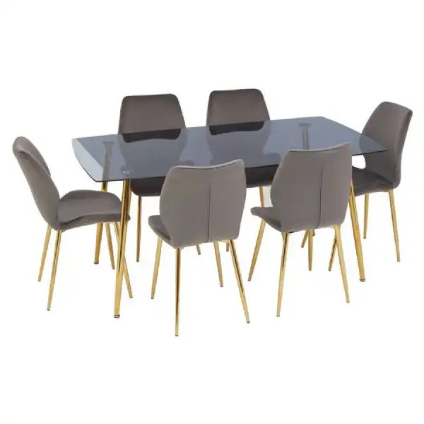 Wimslow Grey Rectangular Dining Set